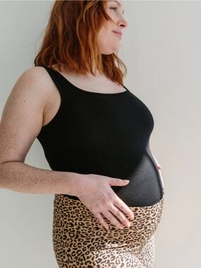 STORQ Black Maternity Tank Top Size 3